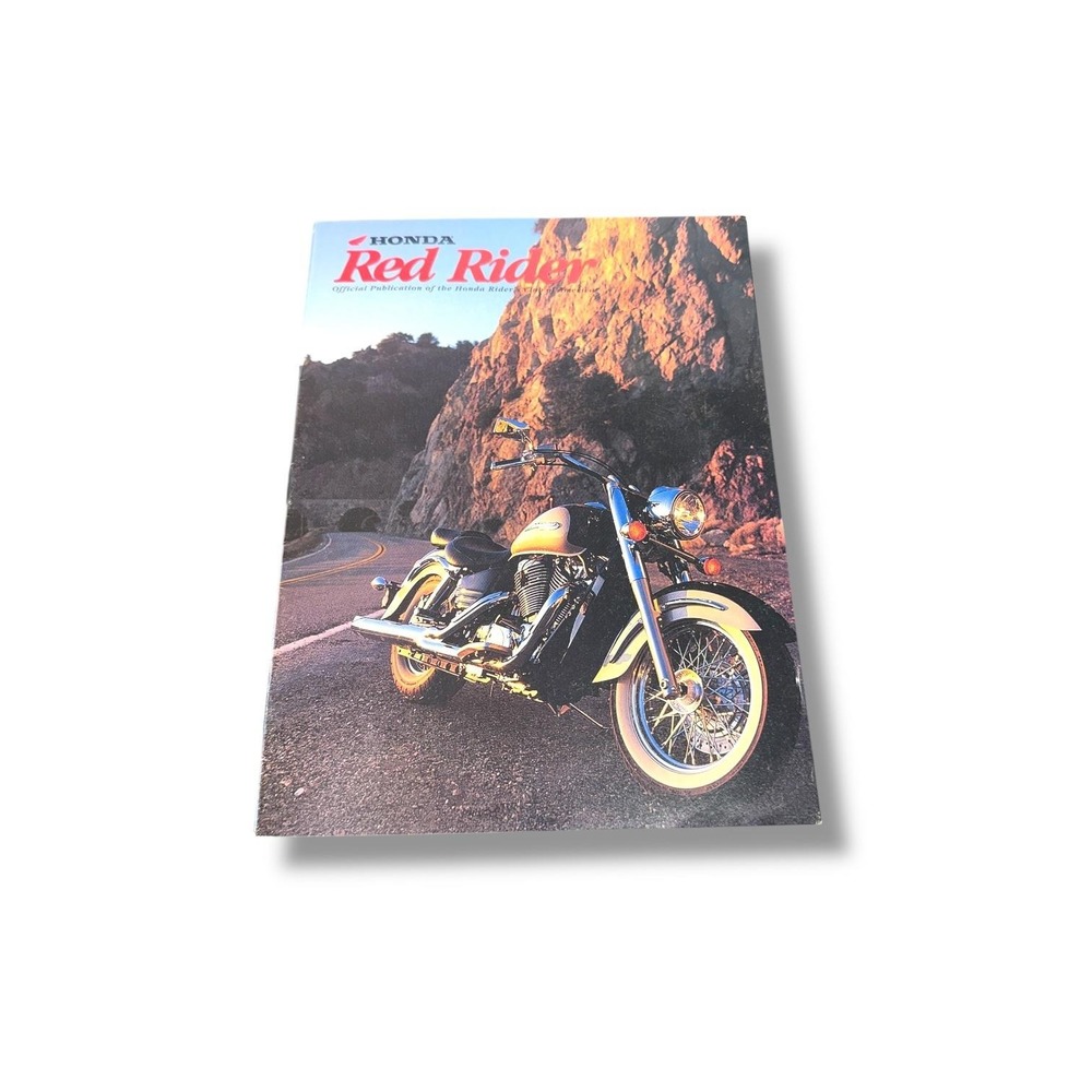 Honda Red Rider Magazine 2000 Shadow Sabre Aero Vintage Touring Issue‎